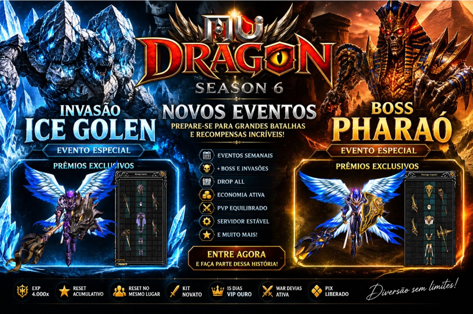 Novos Eventos Top